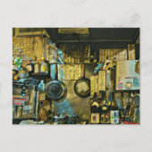 Vintag Sushi Artwork Postkarte (Vorderseite)