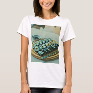 Vintag Sushi Artwork T-Shirt