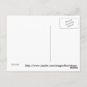 Vintag süße Leckereien Candy Cane Jar Postkarte (Rückseite)