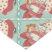 Vintag süßeste Valentine Tischdecke (Schrägansicht)