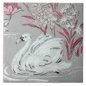 Vintag Swan Fliese (Vorderseite)