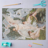 Vintag Swan Girls von W. Crane Seidenpapier (Basteln)