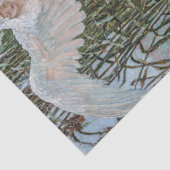 Vintag Swan Girls von W. Crane Seidenpapier (Ausschnitt)