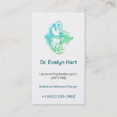 Vintag-Swan-Reflektion - Therapeut Visitenkarte (Vorderseite)