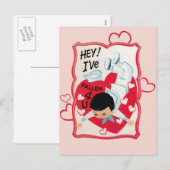 Vintag Sweet Valentine Feiertagspostkarte (Vorne/Hinten)