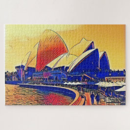 Vintag Sydney Opera House, Australien Puzzle