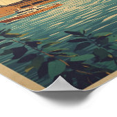 Vintag Sydney Travel Poster (Ecke)