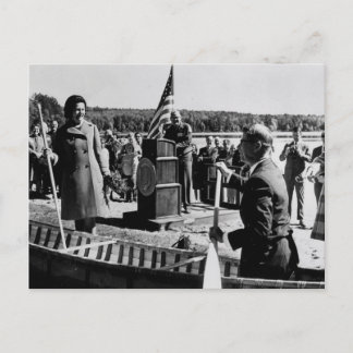 Vintag Sylvania Wilderness Dedication, Michigan Postkarte