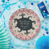 Vintag, Tafel, BlumenBrautparty-Teller Pappteller (Party)