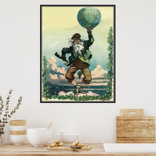 Vintag: Tag des Hl. Patrick - Poster (Küche)