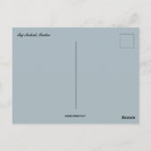 Vintag Taj Mahal Agra Indien Postkarte (Rückseite)