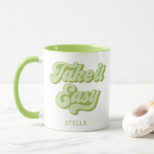 Vintag Take It Easy Retro-Tasse Tasse