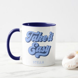 Vintag Take It Easy Retro-Tasse Tasse
