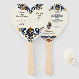 Vintag Talavera Azulejo Fächer