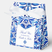 Vintag Talavera Azulejo Hochzeit der Volkskunst Geschenkschachtel (Vorderseite)