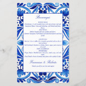 Vintag Talavera Azulejo Meditera (Rückseite)