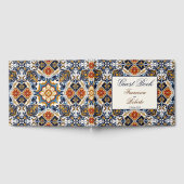 Vintag Talavera Azulejo mexikanische Hochzeitsgesc Gästebuch (Voll)