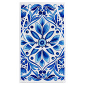 Vintag Talavera Azulejo Mittelmeer Gefälligkeitssä Kleine Geschenktüte (Rückseite)