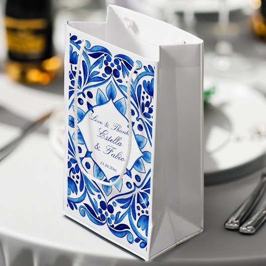 Vintag Talavera Azulejo Mittelmeer Gefälligkeitssä Kleine Geschenktüte