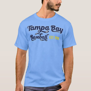 Vintag Tampa Bay Baseball Est 1998 Baseball Lover T-Shirt