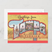 Vintag Tampa Florida Grußkarte Postkarte (Vorne/Hinten)
