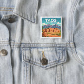 Vintag Taos New Mexico Button (Beispiel)