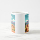 Vintag Taos New Mexico Kaffeetasse (Mittel)