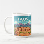 Vintag Taos New Mexico Kaffeetasse (Links)