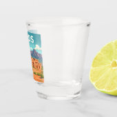 Vintag Taos New Mexico Schnapsglas (Rechts)