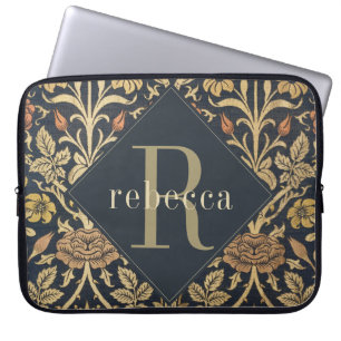 Vintag Tapestry William Morris Monogram Laptopschutzhülle
