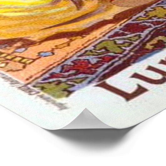 Vintag Tapis d'Orient Poster (Ecke)