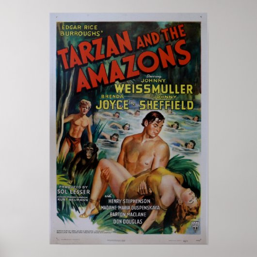 Vintag Tarzan Movie Poster (Vorne)