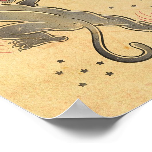 Vintag Tattoo Flash Poster (Ecke)