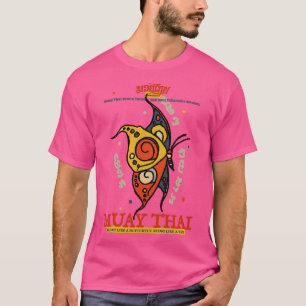 Vintag Tattoo Sak Yant Muay Thai Butterfly T-Shirt