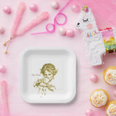 Vintag Tea Time Napkins Pappteller (Party)