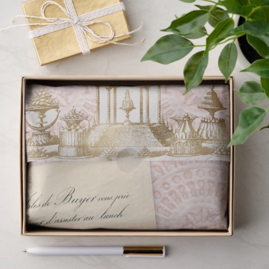 Vintag Teacup Hoher Tee Seidenpapier (Geschenk)