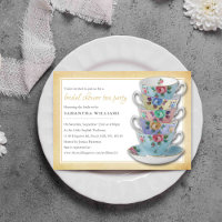 Vintag Teacups Brautparty Tee Party