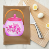 Vintag Teacups Teekorb Geschirrtuch (Viertel Falte)