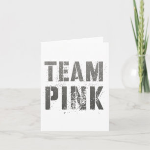 Vintag Team Pink Summer Camp Game Sports Colon Karte