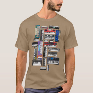 Vintag Techno DJ Analog Synthesizer Music Synth T-Shirt