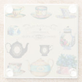 Vintag Tee Ad Glasuntersetzer (Rückseite)