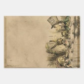 Vintag Tee-Party-Alice im Wunderland Geschenkpapier Set (Vorderseite 3)