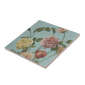 Vintag Tee Rose und Rose Fliese (Seite)