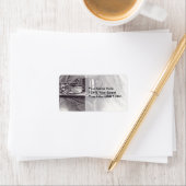 Vintag Teefach Adressaufkleber (Insitu)