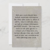 Vintag Teefach Einladung (Rückseite)