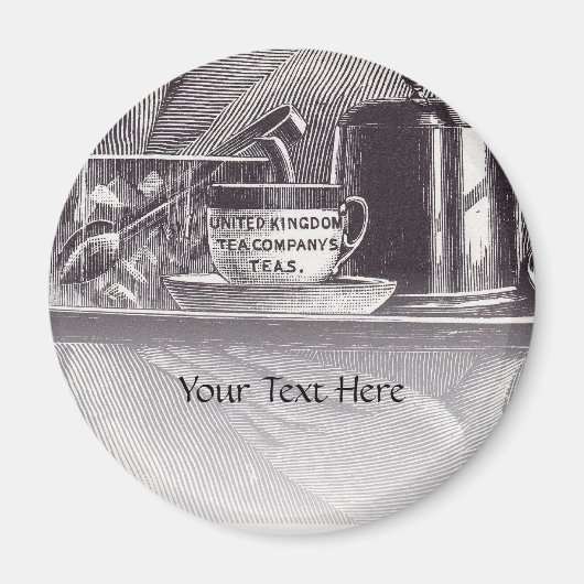 Vintag Teefach Magnet (Vorne)