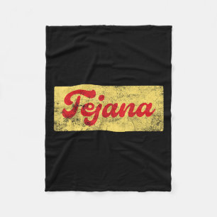 Vintag Tejana Texas Chica Texan Tejana Fleecedecke