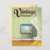 Vintag Television Co. Kommerziell Postkarte (Vorne/Hinten)