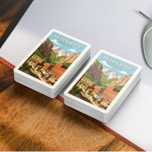Vintag Telluride Colorado Spielkarten