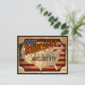 Vintag Tennessee Alte Postkarte (Stehend Vorderseite)